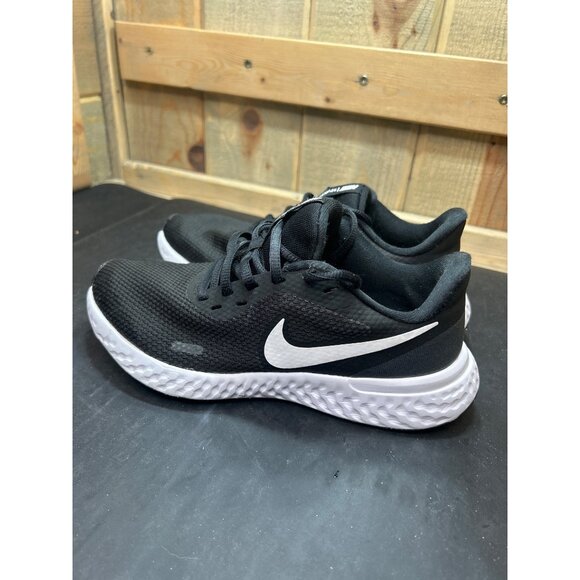 Nike Revolution 5 Womens Size 6 Running Shoes Black/Anthracite - Picture 5 of 8
